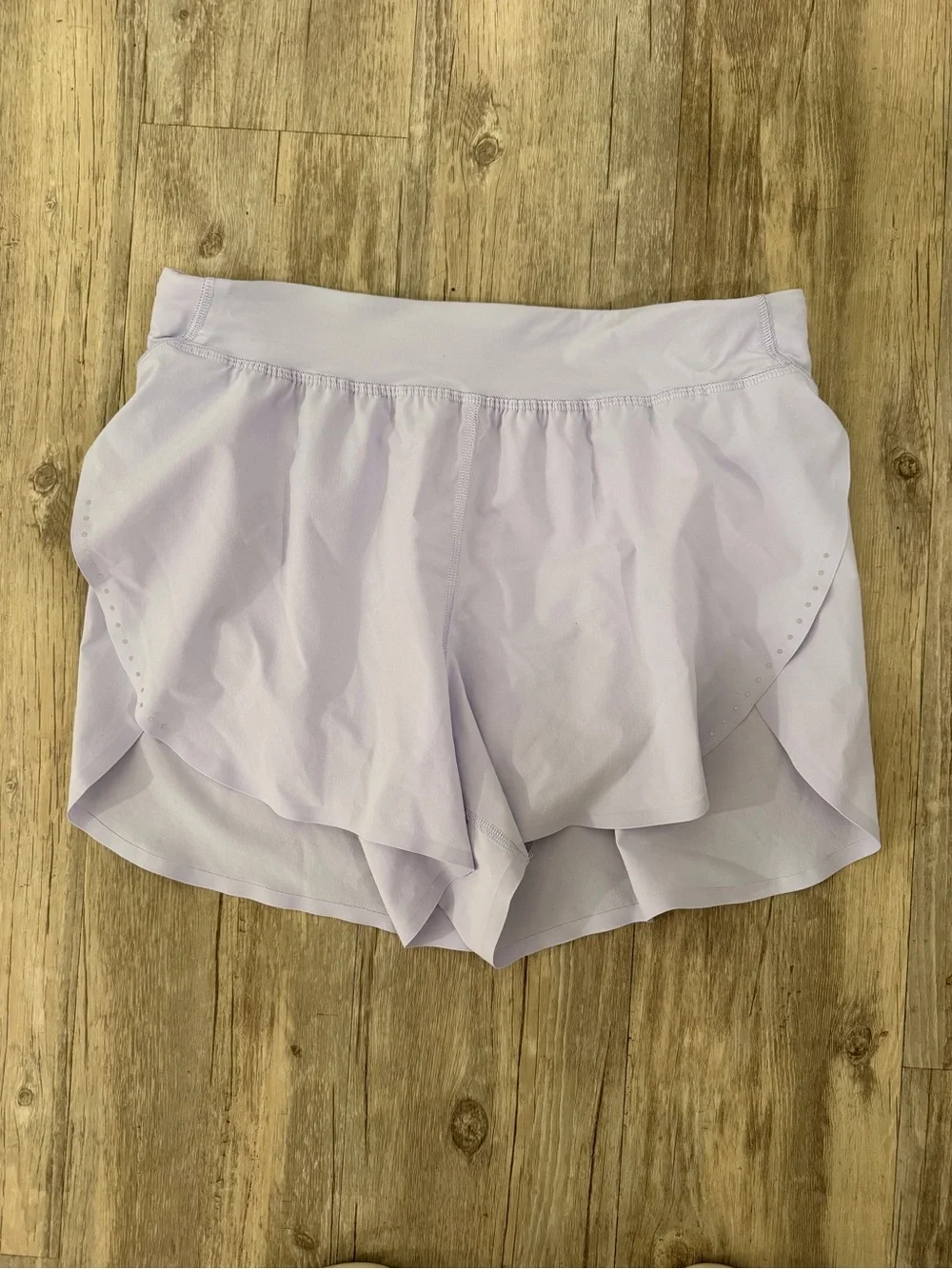 lululemon athletica fast and free 3” short size Small in lavender frost - Picture 2 of 5
